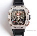 Diamond Richard Mille RM011-FM Watch 7750 Automatic Richard Mille Watch Swiss AAA Replica